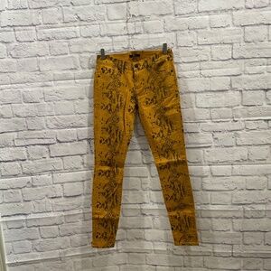 7 for All Mankind Faux Snake print Skinny Sz 28